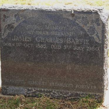BARTIE James Charles 1885-1960