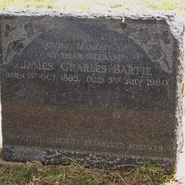 BARTIE James Charles 1885-1960