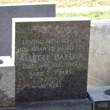 BARLOW Allette -1960