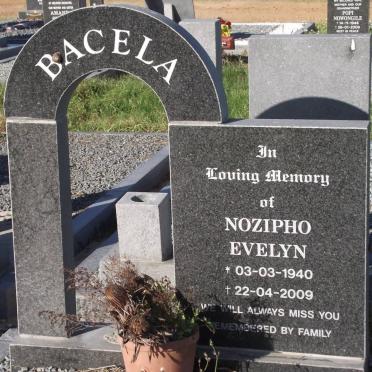 BACELA Nozipho Evelyn 1940-2009