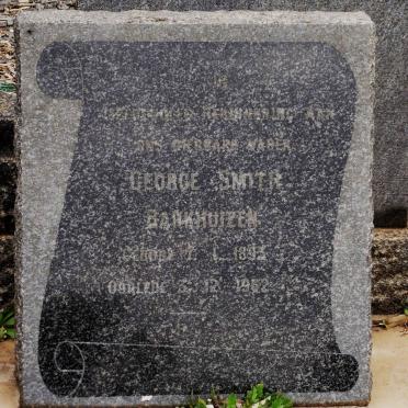 BARKHUIZEN George Smith 1893-1962