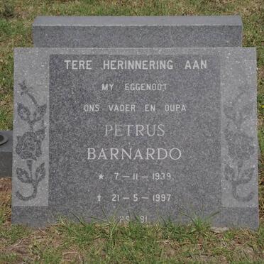 BARNARDO Petrus Christoffel 1939-1997
