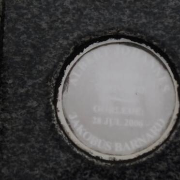 BARNARD Albert Johannes Jakobus 1937-2006