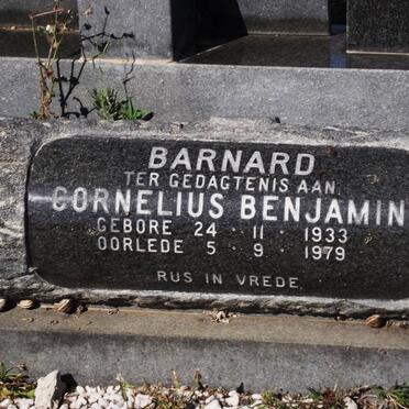BARNARD Cornelius Benjamin 1933-1979