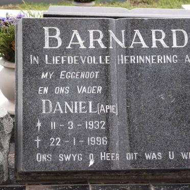 BARNARD Daniel 1932-1996
