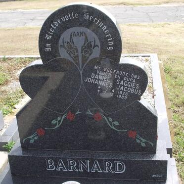 BARNARD Daniel Saggies Johannes Jacobus 1926-1989