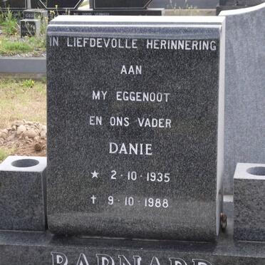 BARNARD Danie 1935-1988