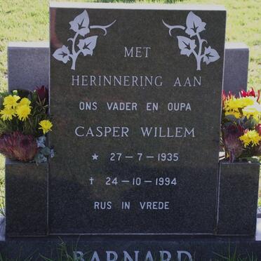 BARNARD Casper Willem 1935-1994