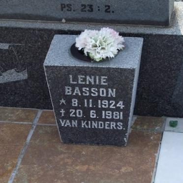 BASSON Lenie 1924-1981