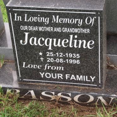 BASSON Jacqueline 1935-1996