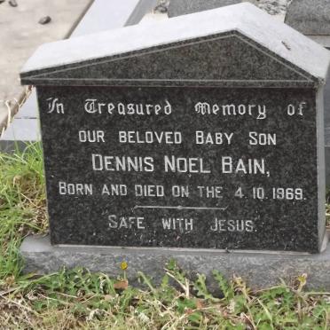 BAIN Dennis Noel 1969-1969