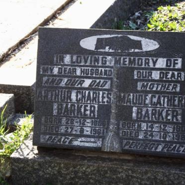 BARKER Arthur Charles 1896-1961 &amp; Maude Catherine 1906-1987