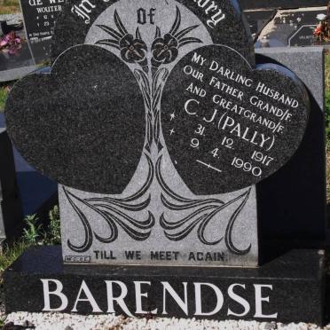 BARENDSE C.J. 1917-1990