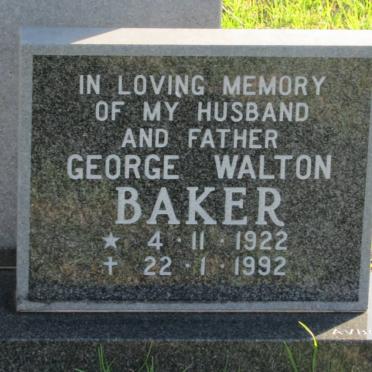 BAKER George Walton 1922-1992
