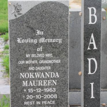 BADI Nokwanda Maureen 1963-2008