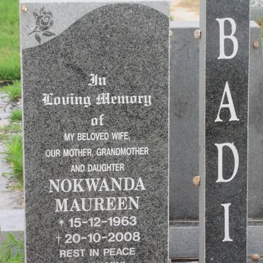 BADI Nokwanda Maureen 1963-2008