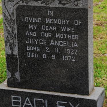 BAGLEY Joyce Angelia 1927-1972