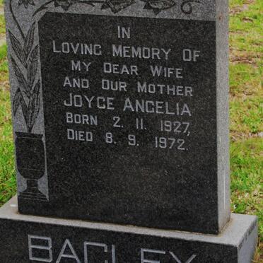 BAGLEY Joyce Angelia 1927-1972