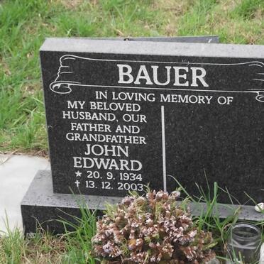 BAUER John Edward 1934-2003