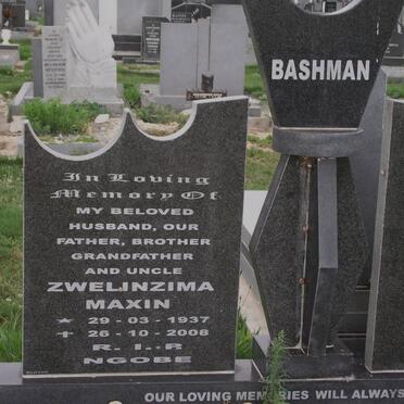 BASHMAN Zwelinzima Maxin 1937-2008