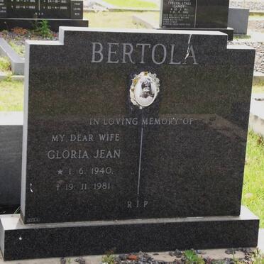 BERTOLA Gloria Jean 1940-1981