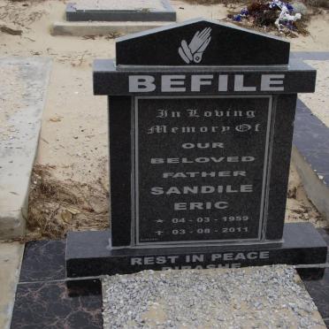 BEFILE Sandile Eric 1959-2011