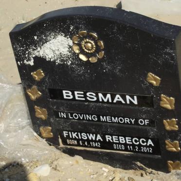 BESMAN Fikiswa Rebecca 1942-2012
