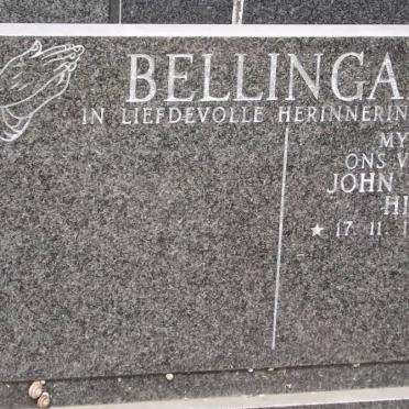 BELLINGAN John Christopher Hitzeroth 1921-1989