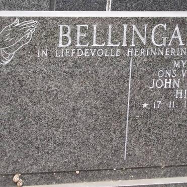 BELLINGAN John Christopher Hitzeroth 1921-1989