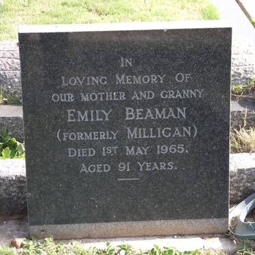 BEAMAN Emily formerly MILLIGAN -1965