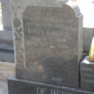 BEER Louis Casper, de 1898-1966