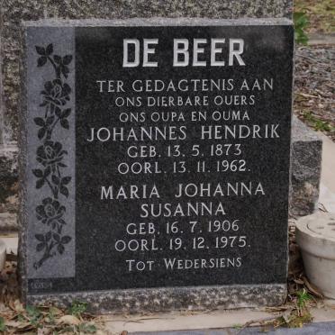 BEER Johannes Hendrik, de 1873-1962 &amp; Maria Johanna Susanna 1906-1975