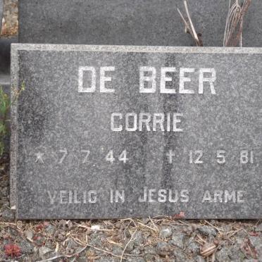 BEER Corrie, de 1944-1981