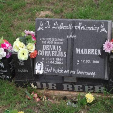 BEER Dennis Cornelius, de 1941-2003 &amp; Maureen 1940-