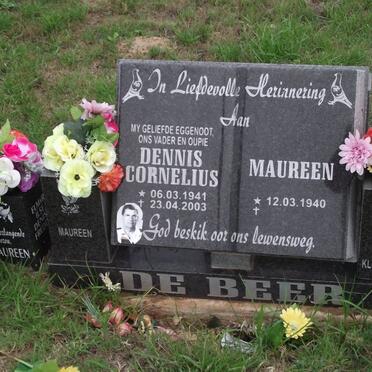 BEER Dennis Cornelius, de 1941-2003 &amp; Maureen 1940-