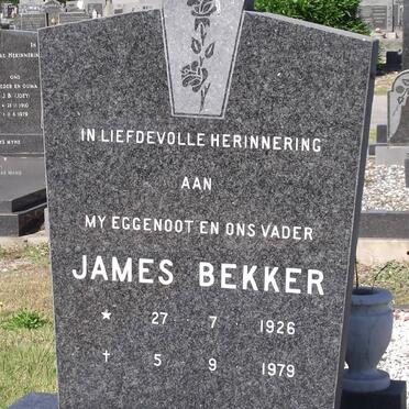 BEKKER James 1926-1979