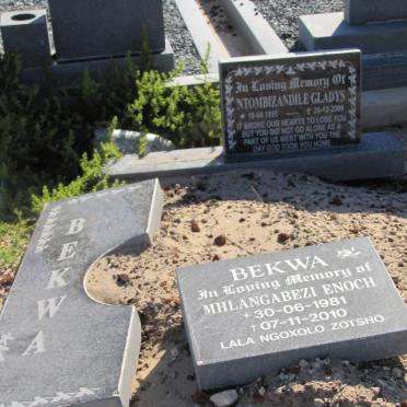BEKWA Ntombizandile Gladys 1955-2009 :: BEKWA Mhlangabezi Enoch 1981-2010