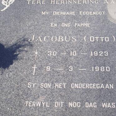 BERNHARDT Jacobus 1923-1980