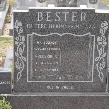 BESTER Frederik C. 1921-1986