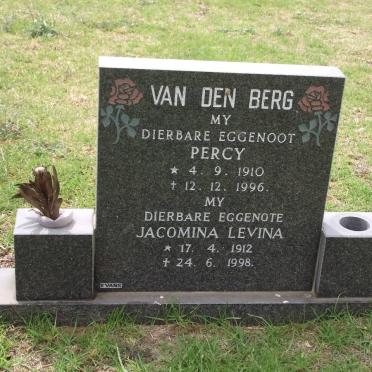 BERG Percy, van den 1910-1996 &amp; Jacomina Levina 1912-1998