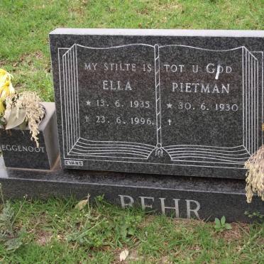 BEHR Pietman 1930- &amp; Ella 1935-1996