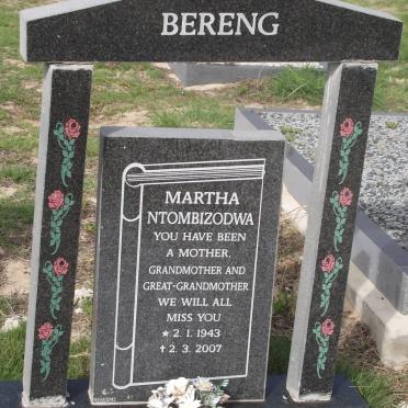BERENG Martha Ntombizodwa 1943-2007