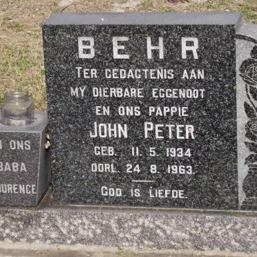 BEHR John Peter 1934-1963 :: BEHR Lourence