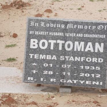 BOTTOMAN Temba Stanford 1935-2012