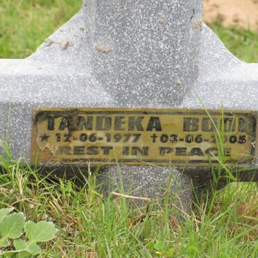 BOOI Tandeka 1977-2005