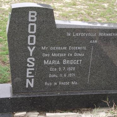 BOOYSEN Maria Bridget 1920-1971