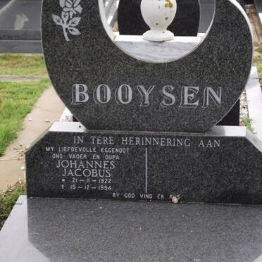 BOOYSEN Johannes Jacobus 1922-1994