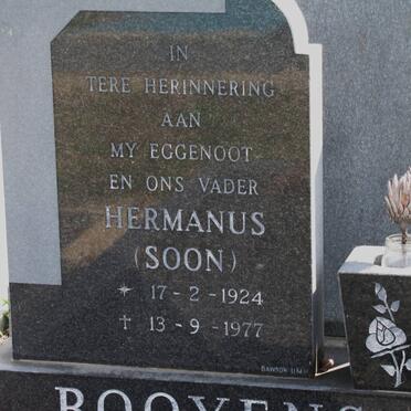 BOOYENS Hermanus 1924-1977