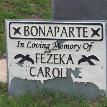 BONAPARTE Fezeka Caroline 1970-2004