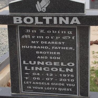 BOLTINA Lungelo Lincoln 1975-2010